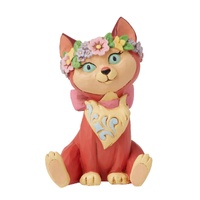 Disney Traditions Figurine 8cm Mini Dinah With Flower Crown, 6016351