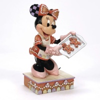 Disney Traditions Figurine 14cm Minnie with Gingerbread Cookies, Christmas Decoration 6016881