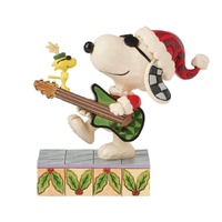 Peanuts by Jim Shore Figurine 13cm Snoopy & Woodstock Rock, 6017236