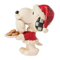 Peanuts by Jim Shore Figurine 8cm Mini Snoopy Santa, Whitehill 6017240