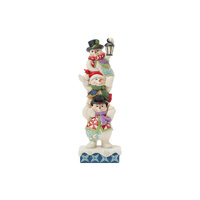 Heartwood Creek Figurine 29cm Stacked Snowmen, 6017017