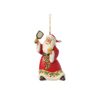 Heartwood Creek Hanging Ornament 8cm Santa Pickleball, 6017300