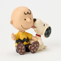 Peanuts by Jim Shore Figurine 11cm Charlie Brown with Snoopy, 6017915
