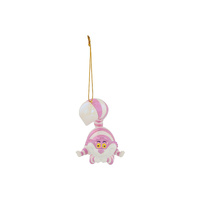 Disney Hanging Ornament 9cm Cheshire Cat Electroplated, Alice in Wonderland 6019123
