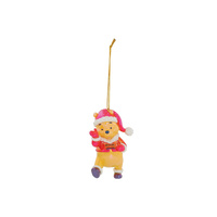 Disney Hanging Ornament 10cm Christmas Pooh Bear Electroplated, Winnie The Pooh 6019124