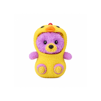 Bear Lala EmoDress Figurine 8cm Chick Lala Bear Collectible Squishy Toy, 6021114