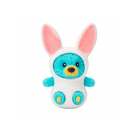 Bear Lala EmoDress Figurine 8cm Bunny Lala Bear Collectible Squishy Toy, 6021115