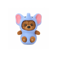 Bear Lala EmoDress Figurine 8cm Elephant Lala Bear Collectible Squishy Toy, 6021119