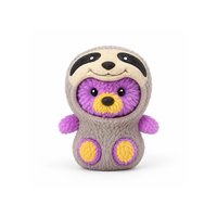 Bear Lala EmoDress Figurine 8cm Sloth Lala Bear Collectible Squishy Toy, 6021120