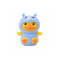 Bear Lala EmoDress Figurine 8cm Rhino Lala Duck Collectible Squishy Toy, 6021122