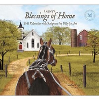 2022 Calendar Blessings of Home w/ Scripture by Billy Jacobs, Legacy WCA65972