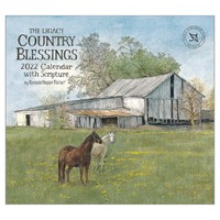 2022 Calendar Country Blessings w/ Scripture by Bonnie H Fisher, Legacy WCA68025