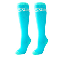 Crazy Skates Novelty Socks One Size Fits Most - Classic Teal Crazy Socks
