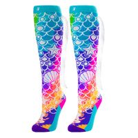 Crazy Skates Novelty Socks One Size Fits Most - Mermaid Crazy Socks