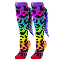 Crazy Skates Novelty Socks One Size Fits Most - Leopard Crazy Socks