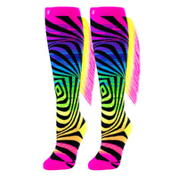 Crazy Skates Novelty Socks One Size Fits Most - Hypnotic Crazy Socks
