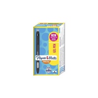 Paper Mate InkJoy Gel Pen Retractable Medium 0.7mm (Box of 12) Black