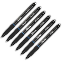 Sharpie S-Gel Gel Pen Retractable Medium 0.7mm (Box of 6) Blue
