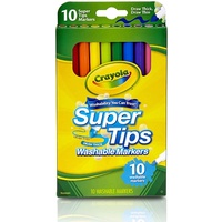 Crayola Super Tips Washable Markers - Pack of 10