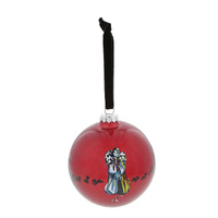 Enchanting Disney Collection Bauble 10cm 101 Dalmatians: Cruella de Vil, One Classy Devil, Whitehill A30002