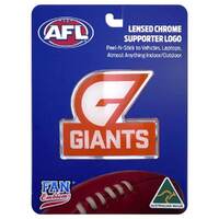 Fan Emblems Decal AFL GWS Giants Logo Car Sticker JAS-FEA10378-017B