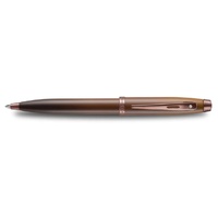 Sheaffer 100 Ballpoint Pen Medium Coffee with Shiny PVD Trim, 127041