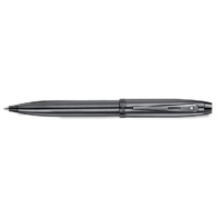 Sheaffer 100 Ballpoint Pen Medium Gloss Dark Grey Gunmetal PVD Trim, 125622