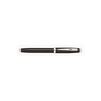 Sheaffer 100 Glossy Black Lacquer with Chrome Plate Trim Rollerball Pen