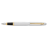 Sheaffer VFM Fountain Pen Medium 9422 Polished Chrome with Gold-tone Trim, 119344