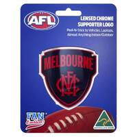 Fan Emblems Decal AFL Melbourne Demons Logo Car Sticker JAS-FEA10378-001B