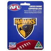 Fan Emblems Decal AFL Hawthorn Hawks Logo Car Sticker JAS-FEA10378-008B