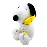 Peanuts Cuteeze Collectible Plush 34cm Snoopy with Woodstock, KP12196
