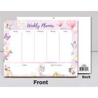 Calendar Undated Mums Weekly Planner Pad by For Arts Sake WPP0002