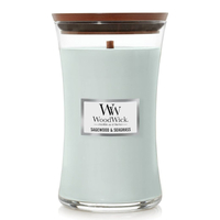 WoodWick Scented Candle Sagewood & Seagrass Large 609g WW1728619
