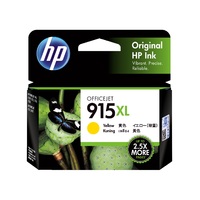 HP 915XL High Yield Yellow Ink Cartridge 3YM21AA Genuine