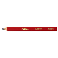 Artline Professional Carpenter Pencil Medium Red Box of 50, ACCO 195802