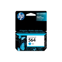 HP 564 Cyan Ink Cartridge CB318WA Genuine