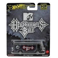 Hot Wheels Premium Pop Culture Diecast Car 1:64 Scale - MTV Headbangers Ball HW Tour Bus, JBL64