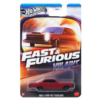 Hot Wheels Silver Series Fast & Furious Villains Diecast Car 1:64 - 1966 Ford 427 Fairlane