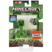 Minecraft Action Figure 8cm Creeper with TNT & Flint and Steel