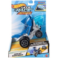 Hot Wheels Netflix Let's Race Activate! Diecast Car 1:32 Scale - Shark Bite Equin Mordeur, JJX21