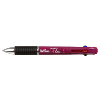 Artline Flow Retractable Pen 1mm 4-Colour 198102