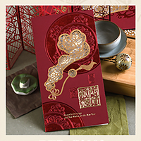 Greeting Card Chinese New Year Jade RED-C2002