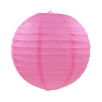 Paper Lantern Pink 20cm Decoration