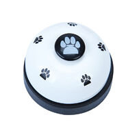 Pet Toy Training Bell White