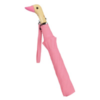 Duck Umbrella 44cm Two-Fold Auto-Open Pink