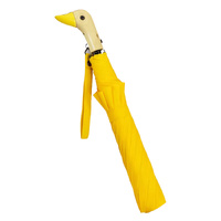 Duck Umbrella 44cm Two-Fold Auto-Open Yellow