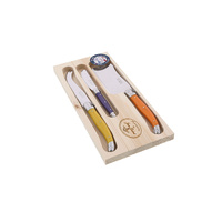 Jean Dubost Maison Cheese Set 3-Piece Mixed Colours, MAM13356