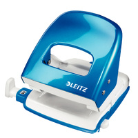 Leitz WOW Hole Punch 2-Hole 30 Sheet Blue, 0403040