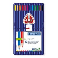 Staedtler ergo soft Triangular Coloured Pencils 12P 157 SB12